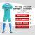 Custom Aqua Powder Blue Training Uniform For Men Soccer Sets Jersey