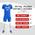 Custom Blue White Training Uniform For Men Soccer Sets Jersey