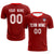 Custom Crimson Red Training Uniform For Men Soccer Sets Jersey