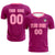 Custom Dark Pink Pink Training Uniform For Men Soccer Sets Jersey