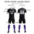 Custom Black Purple Training Uniform For Men Soccer Sets Jersey