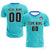 Custom Aqua Powder Blue Training Uniform For Men Soccer Sets Jersey