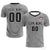 Custom Gray White Training Uniform For Men Soccer Sets Jersey