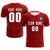 Custom Crimson Red Training Uniform For Men Soccer Sets Jersey