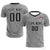 Custom Gray White Training Uniform For Men Soccer Sets Jersey