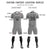 Custom Gray White Training Uniform For Men Soccer Sets Jersey