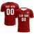 Custom Crimson Red Training Uniform For Men Soccer Sets Jersey