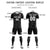 Custom Black White Training Uniform For Men Soccer Sets Jersey