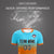 Custom Aqua Orange Soft Training Uniform Soccer Sets Jersey