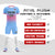 Custom Light Blue Pink Soft Training Uniform Soccer Sets Jersey