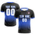 Custom Black Royal Blue Soft Training Uniform Soccer Sets Jersey