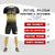 Custom Black Khaki Soft Training Uniform Soccer Sets Jersey