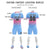 Custom Light Blue Pink Soft Training Uniform Soccer Sets Jersey