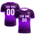 Custom Dark Purple Purple Soft Training Uniform Soccer Sets Jersey