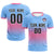 Custom Light Blue Pink Soft Training Uniform Soccer Sets Jersey