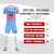 Custom Light Blue Pink Soft Training Uniform Soccer Sets Jersey