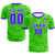 Custom Fluorescent Green-Black Printing Outdoor Breathable Soccer Sets Jersey