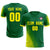 Custom Green Green Outdoor Sport Soccer Sets Jersey