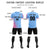 Custom Light Blue Pink Outdoor Sport Soccer Sets Jersey