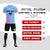 Custom Light Blue Pink Outdoor Sport Soccer Sets Jersey