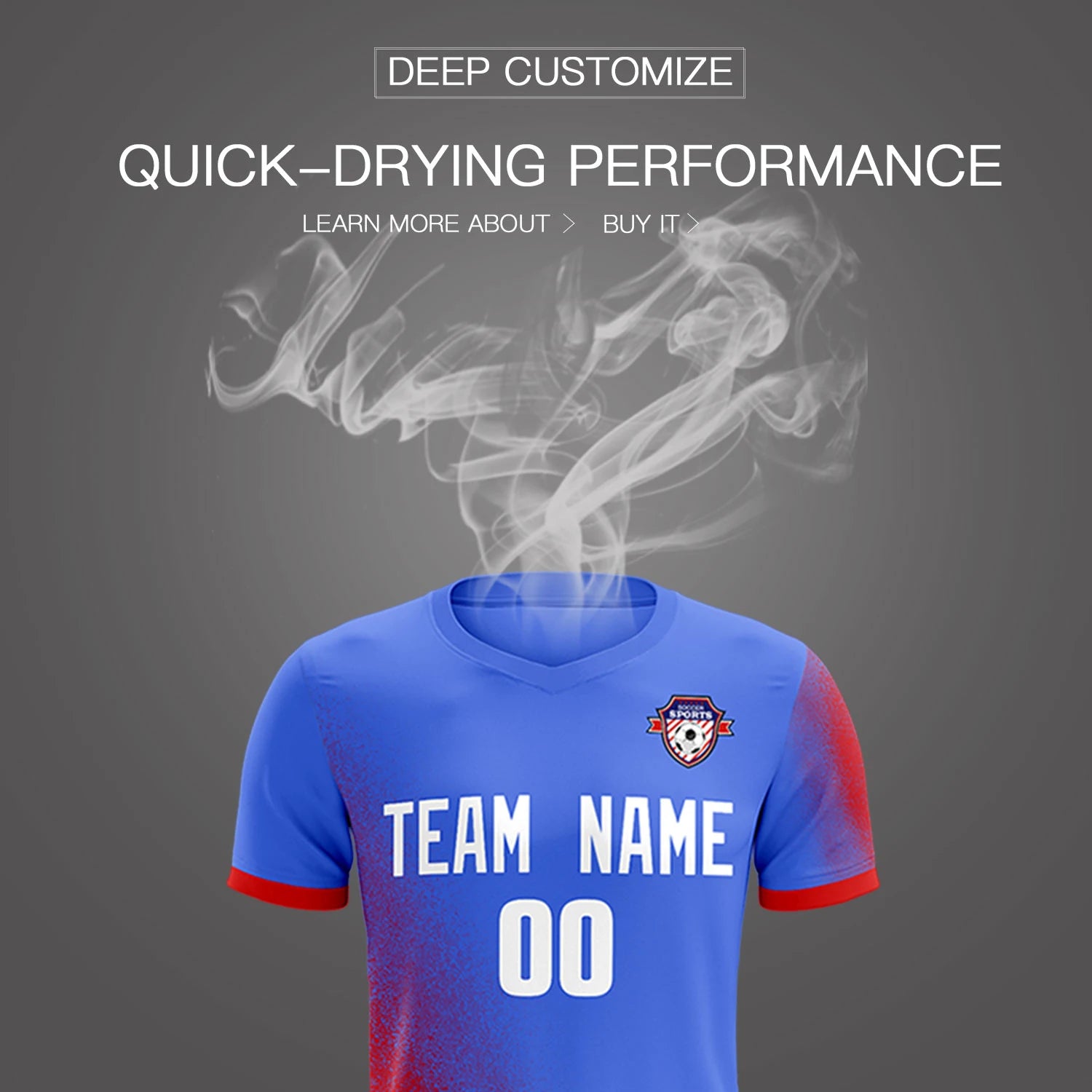 Custom Light Purple Red Outdoor Sport Soccer Sets Jersey