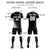 Custom Black White Outdoor Sport Soccer Sets Jersey