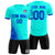 Custom Blue Royal Blue Outdoor Sport Soccer Sets Jersey