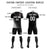 Custom Black White Outdoor Sport Soccer Sets Jersey