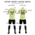 Custom Cream Green Training Uniform Soccer Sets Jersey