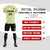 Custom Cream Green Training Uniform Soccer Sets Jersey