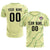 Custom Cream Green Training Uniform Soccer Sets Jersey