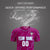 Custom Dark Pink Light Blue Training Uniform Soccer Sets Jersey