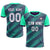 Custom Dark Purple Green Casual Sport Soccer Sets Jersey