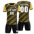 Custom Black Khaki Casual Sport Soccer Sets Jersey