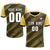 Custom Black Khaki Casual Sport Soccer Sets Jersey