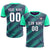 Custom Dark Purple Green Casual Sport Soccer Sets Jersey