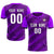 Custom Dark Purple Light Purple Casual Sport Soccer Sets Jersey