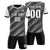 Custom Black White Casual Sport Soccer Sets Jersey