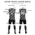 Custom Black White Casual Sport Soccer Sets Jersey