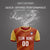 Custom Crimson Old Gold Casual Sport Soccer Sets Jersey