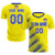 Custom Gold01 Royal Blue Casual Printing Sportswear Soccer Sets Jersey