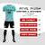 Custom Bright Green Light Pink Casual Printing Sportswear Soccer Sets Jersey