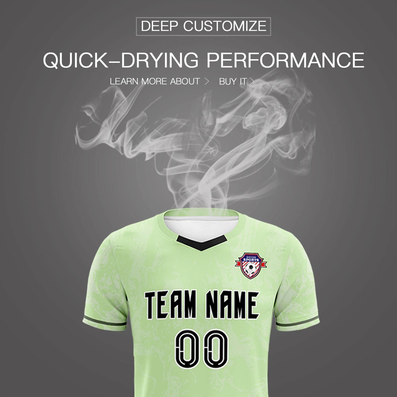 Custom Neon Green White Training Uniform Soccer Sets Jersey
