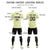 Custom Cream White Training Uniform Soccer Sets Jersey