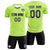 Custom Bright Green Neon Green Training Uniform Soccer Sets Jersey