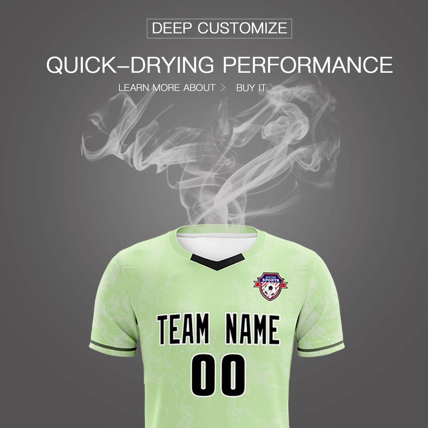 Custom Neon Green White Training Uniform Soccer Sets Jersey