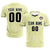 Custom Cream White Training Uniform Soccer Sets Jersey