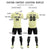 Custom Cream White Training Uniform Soccer Sets Jersey