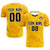 Custom Yellow Orange Training Uniform Soccer Sets Jersey