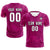 Custom Dark Pink Pink Training Uniform Soccer Sets Jersey